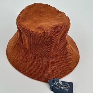 Universal Thread NWT Burnt Orange Soft Corduroy Adjustable Bucket Hat